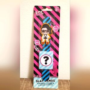 L.O.L. Surprise! Slap Band with Charm - Pink and Blue